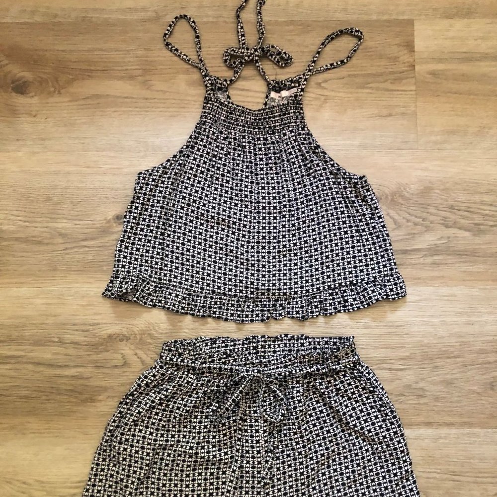 Mi Ami Two- Piece Halter & Shorts